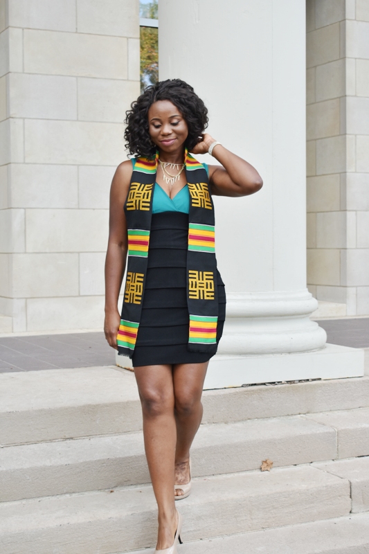 Traditional Black Kente Stoles Knowledge