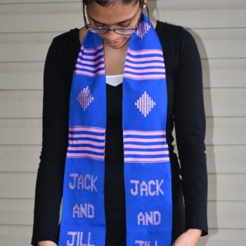 Jack and Jill- Blue and Pink Kente