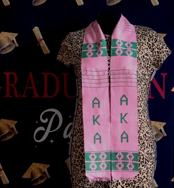 Alpha Kappa Alpha Pink New Design Kentes
