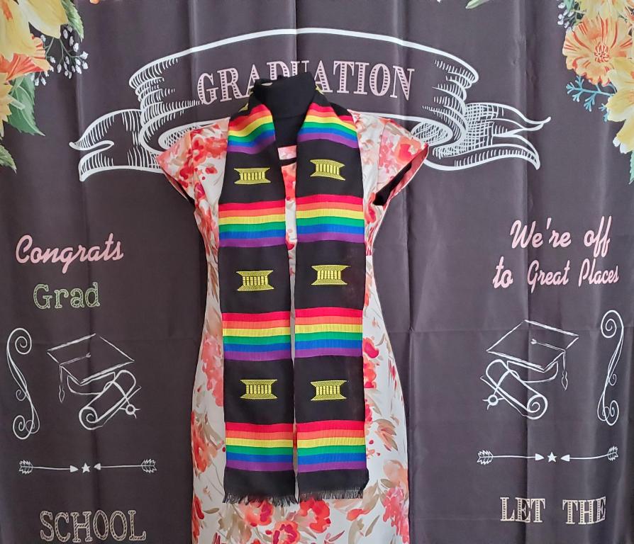 LGBT Graduation Kentes Black