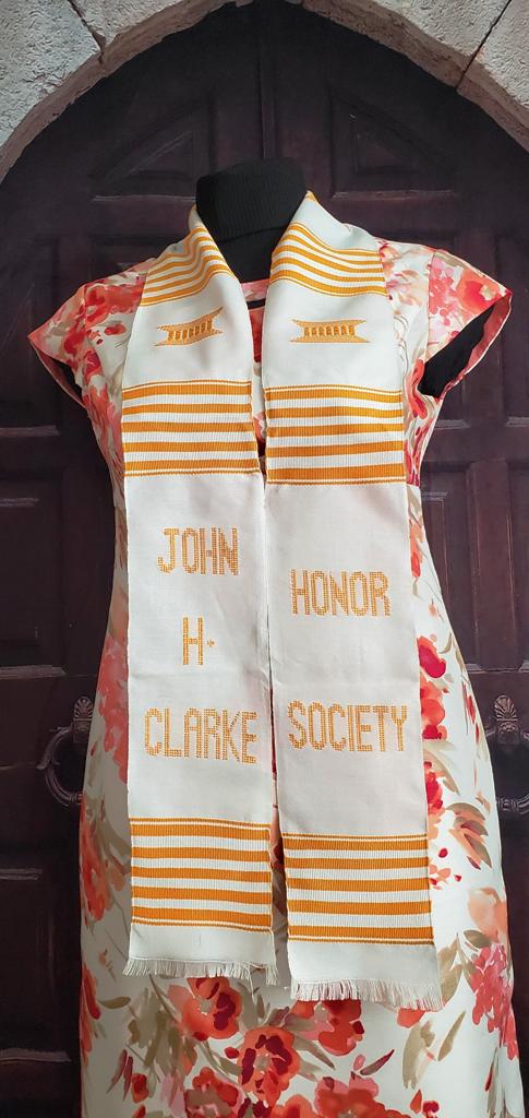 John H. Clarke Honor Society Kente Stole