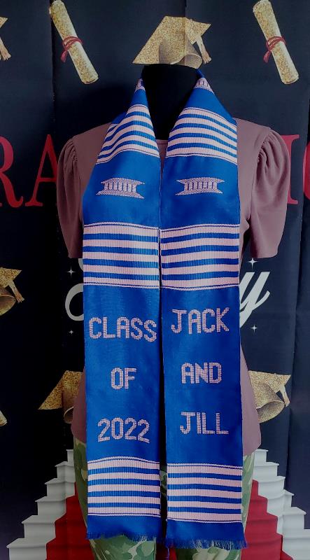 Jack and Jill Kente Blue and Pink 2022
